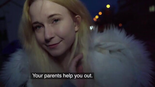 Vad idegen szájával a szájamban az utcán