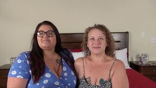Forró hármas a Desperate Amateursnél: Duci MILF-ek nagy mellekkel és vad akcióval Kween Bunny B-vel